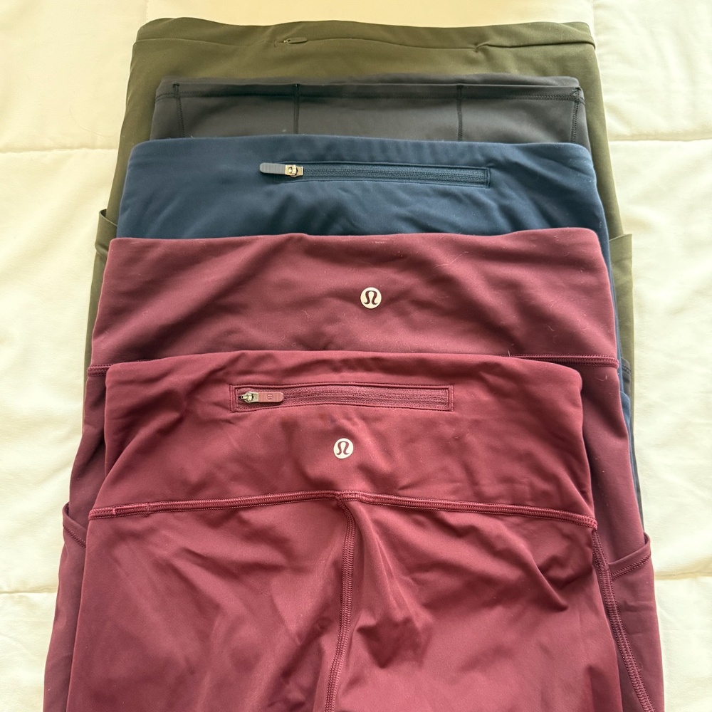 5 Lululemon Legging size 4